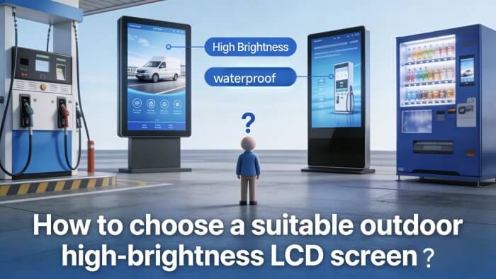 How to Choose High Brightness LCD Displays for Outdoor Applications | Sunlight Readable Display Guide